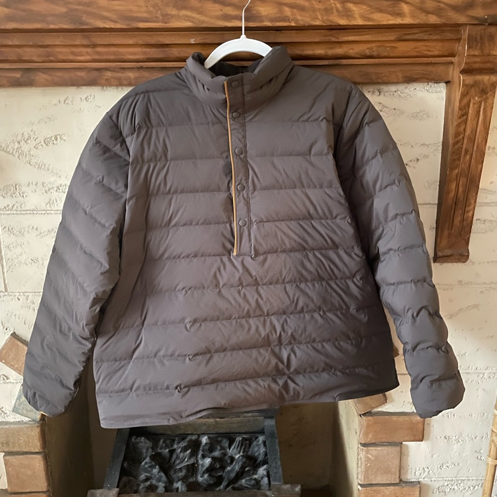 Jenni Kanye Down Pullover in Charcoal